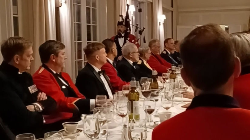 Golds Dragoons Mess Dinner